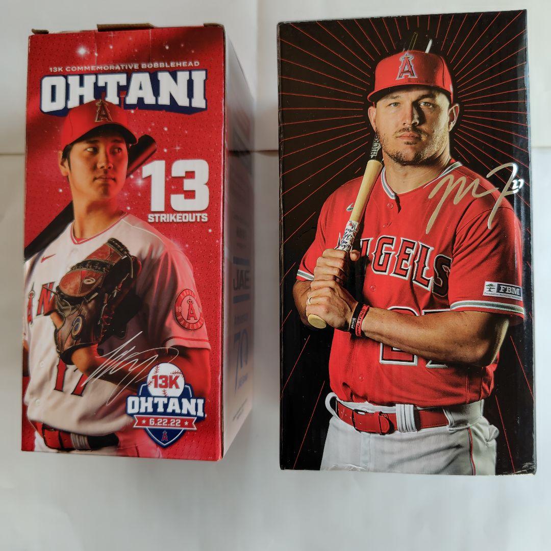 大谷翔平&マイク・トラウト ボブルヘッドセット