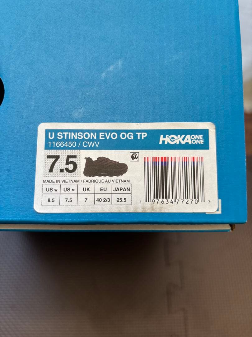靴 HOKA ELITE TERRAIN SYSTEM STINSON EVO OG