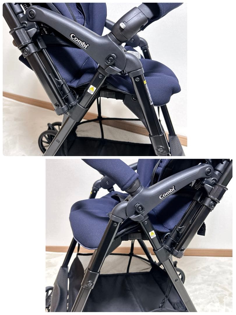 ✨極美品✨ コンビ　スゴカルエアー　エッグショック　ネイビー