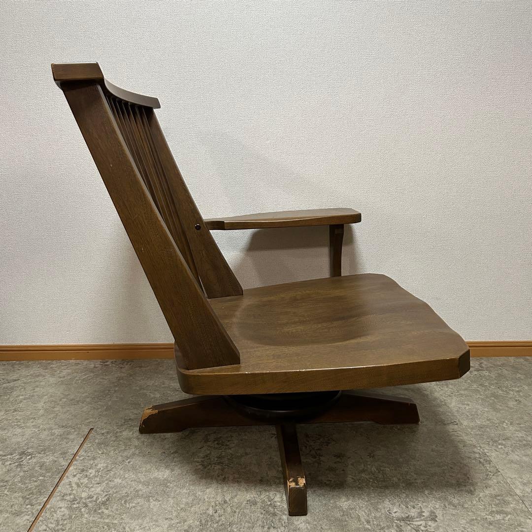 チャユ꧁EAST WOOD イーストウッド꧂新WAZA 回転式アームチェア