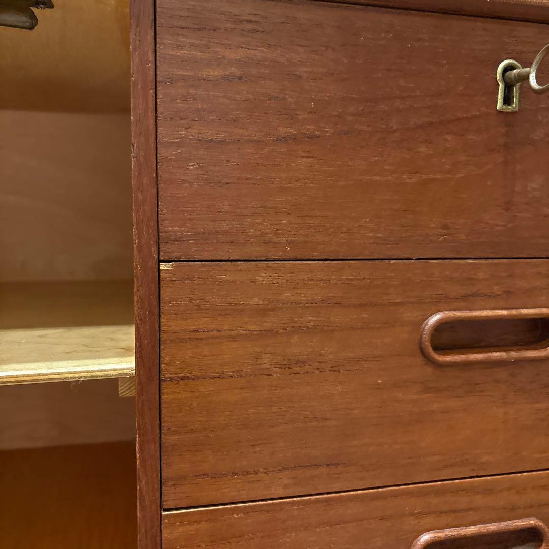 【1970's ビンテージ家具】北欧 デンマーク チーク材 チェスト*送料込