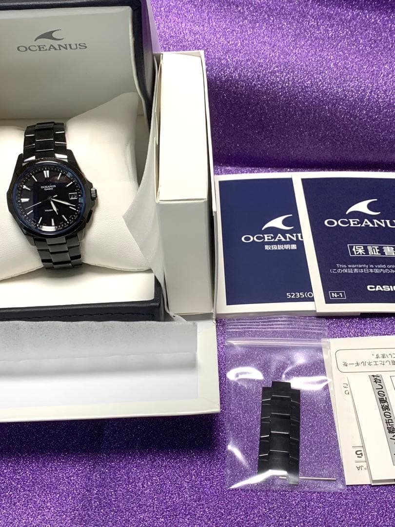 ★カシオ オシアナス OCEANUS OCW-S100B-1AJFチタン★