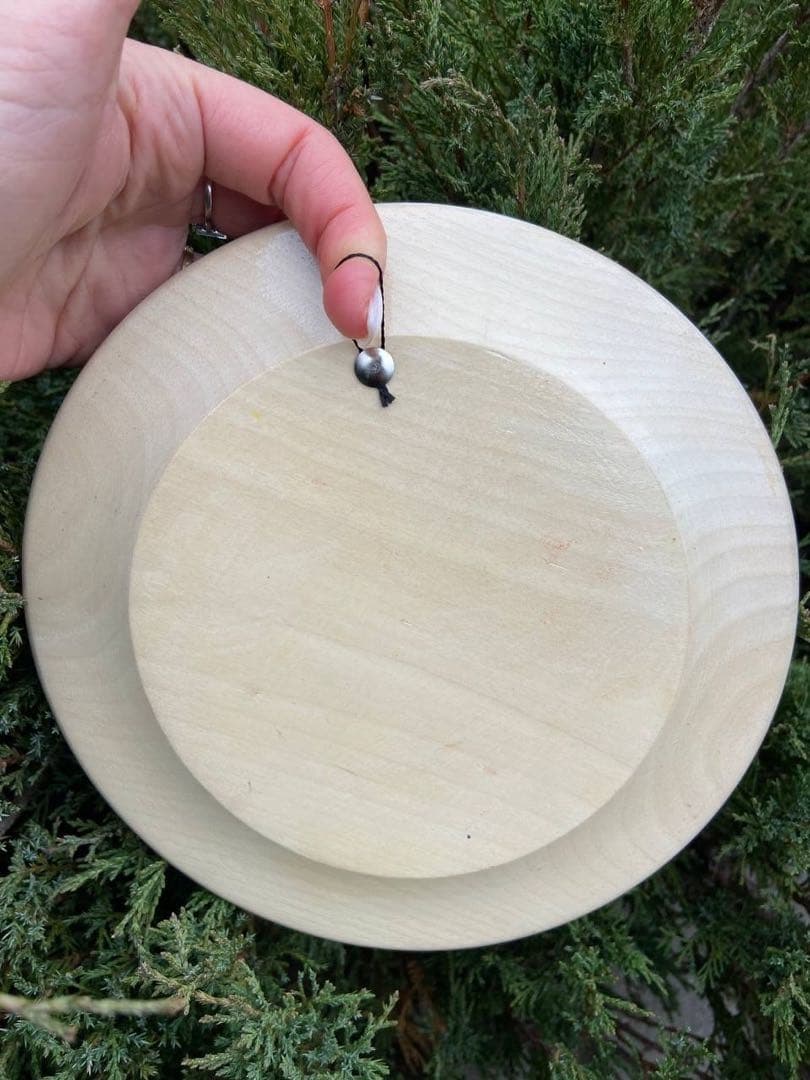 ペトリキウカ塗りのプレート（人間国宝ホロべッツ）20cm 手描き　