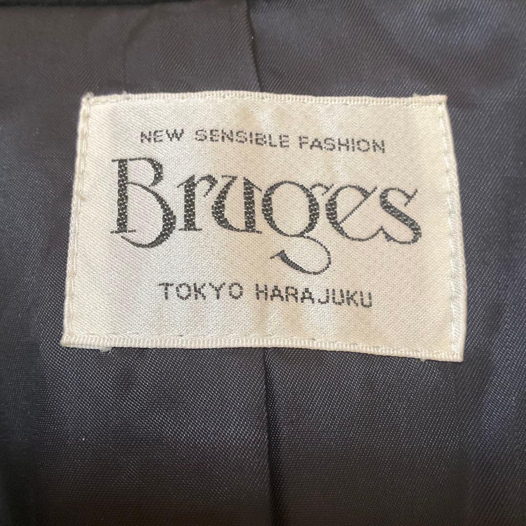 【Bruges】チェスターコート　カシミヤ50%&ラム45%　タグ付き