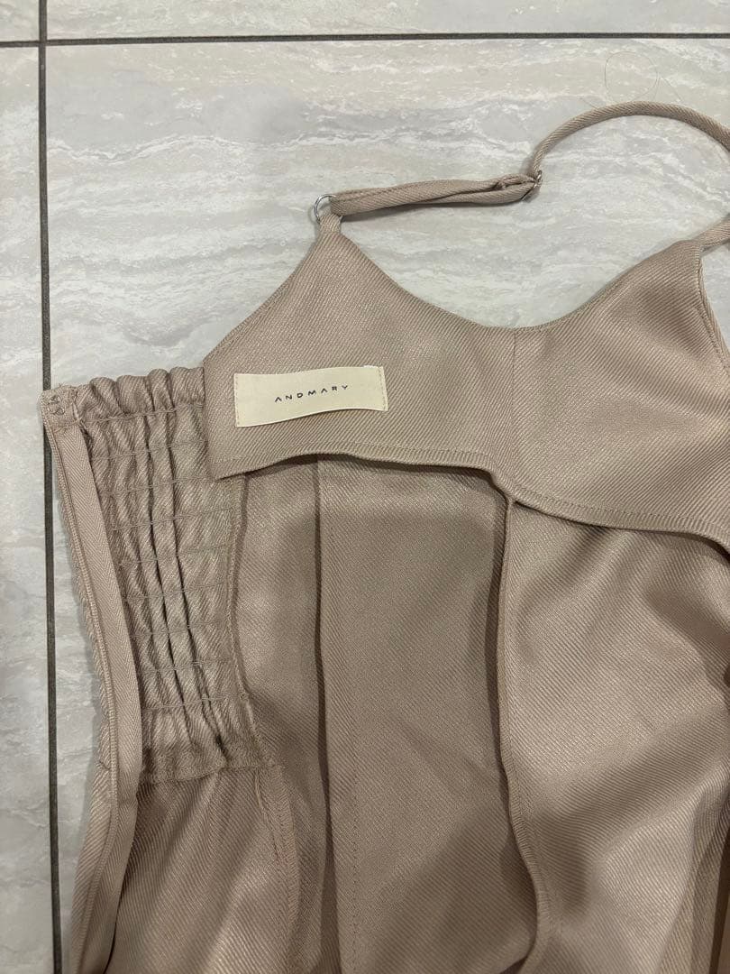 andmary betty layered dress beige セット