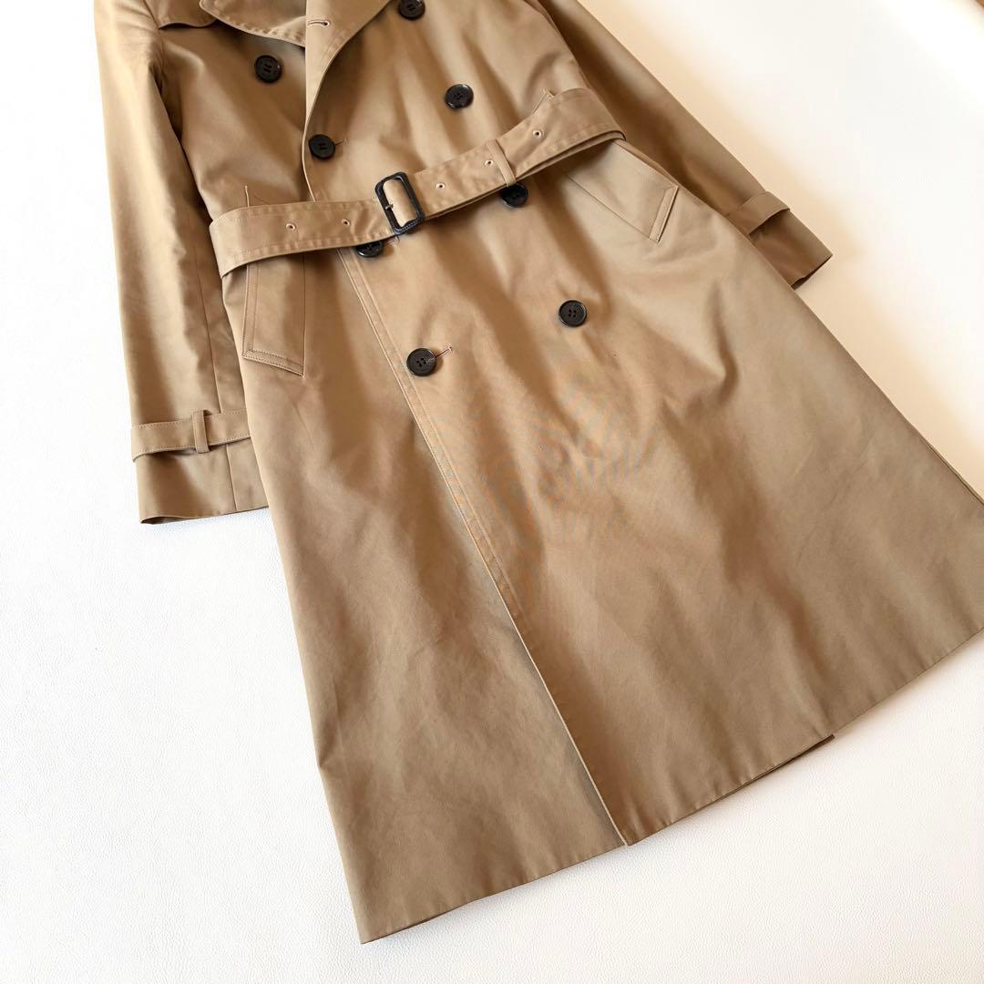 HYKE　ハイク　トレンチコート　ウール ライナー付き　ロング丈　ベージュ
