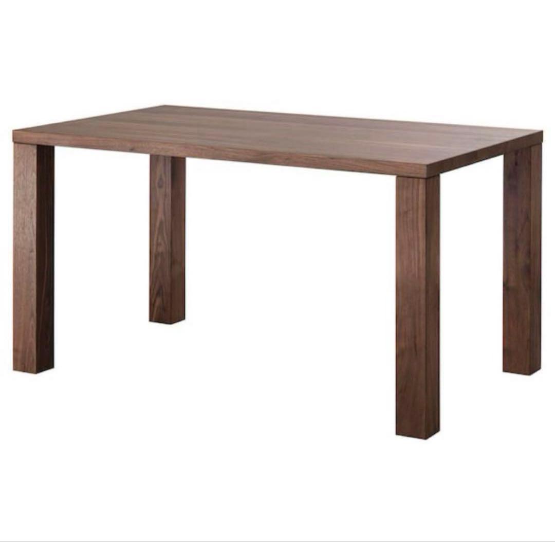 着払い IKEA イケア 木目 ダイニングテーブル ウォルナット 食卓