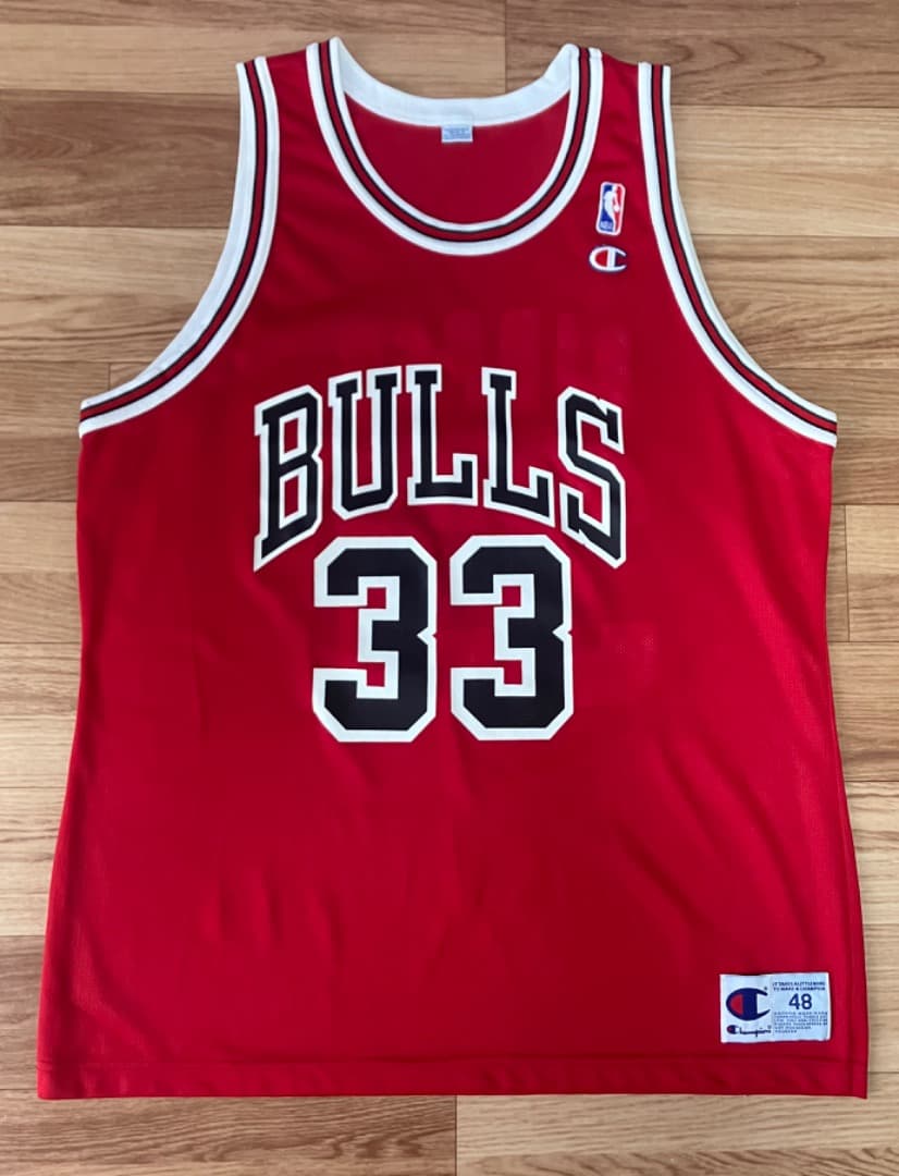 90sブルズbullsバスケ　タンク　ビンテージ　古着　ラップ　シカゴブルズ