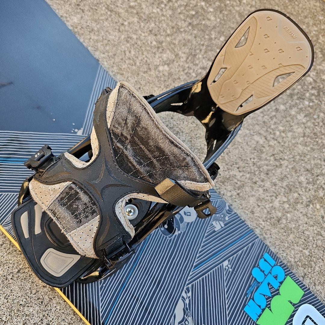 送料込み！BURTON ×FLOW スノーボードセット