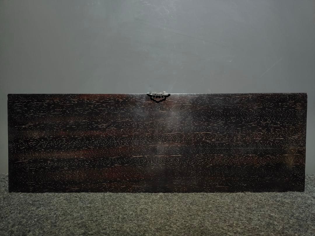 紫檀木 螺鈿 極細工彫刻　中堂　七彩貝象嵌中堂「家和万事興」インテリア置物　レア