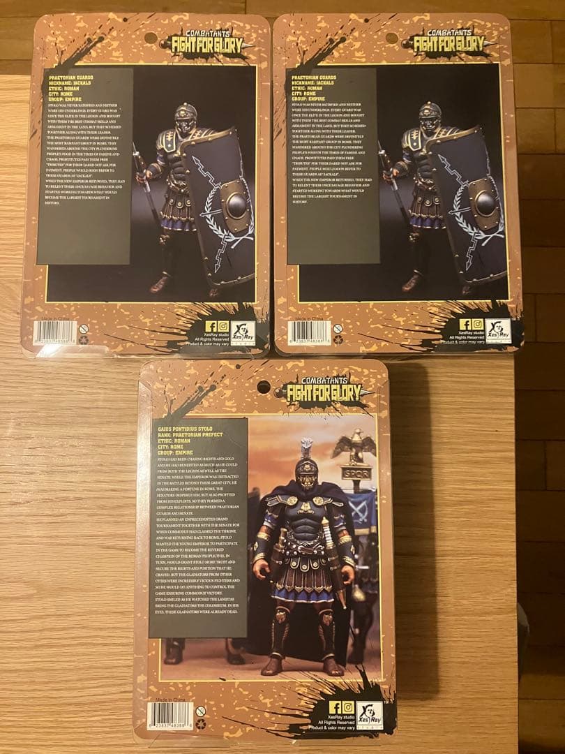 Combatants Fight for Glory フィギュア3体セット