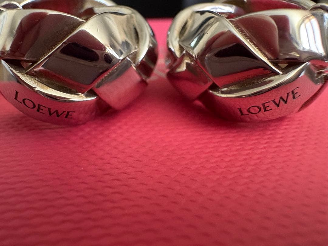 LOEWE フープピアス スターリングシルバー