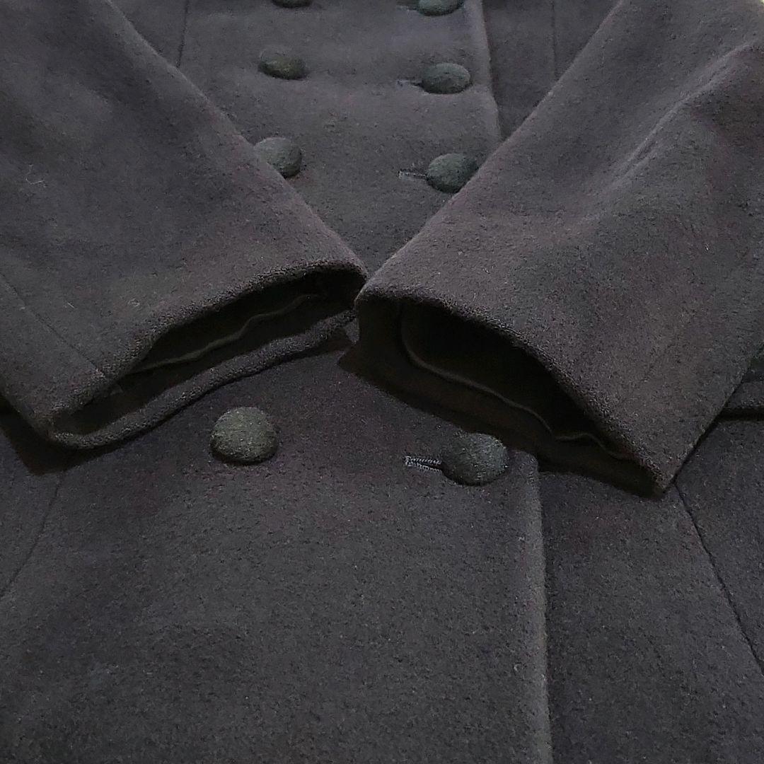 美品✨ ファミリア アンゴラ ウール コート フォーマル 受験 ネイビー 140