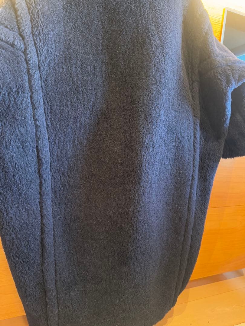 meronpon Max Mara ネイビー テディーコート XS