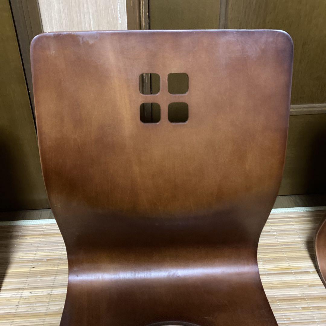 【5脚まとめ売り✨️】 木製　座椅子 曲げ座椅子 和座椅子 旅館座椅子 送料込み