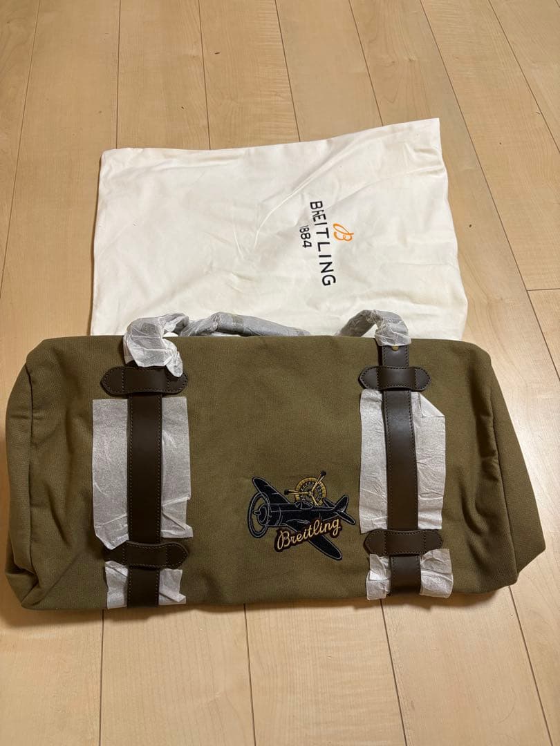 BREITLING ボストンバッグ オリーブグリーン　非売品　未使用品　新品