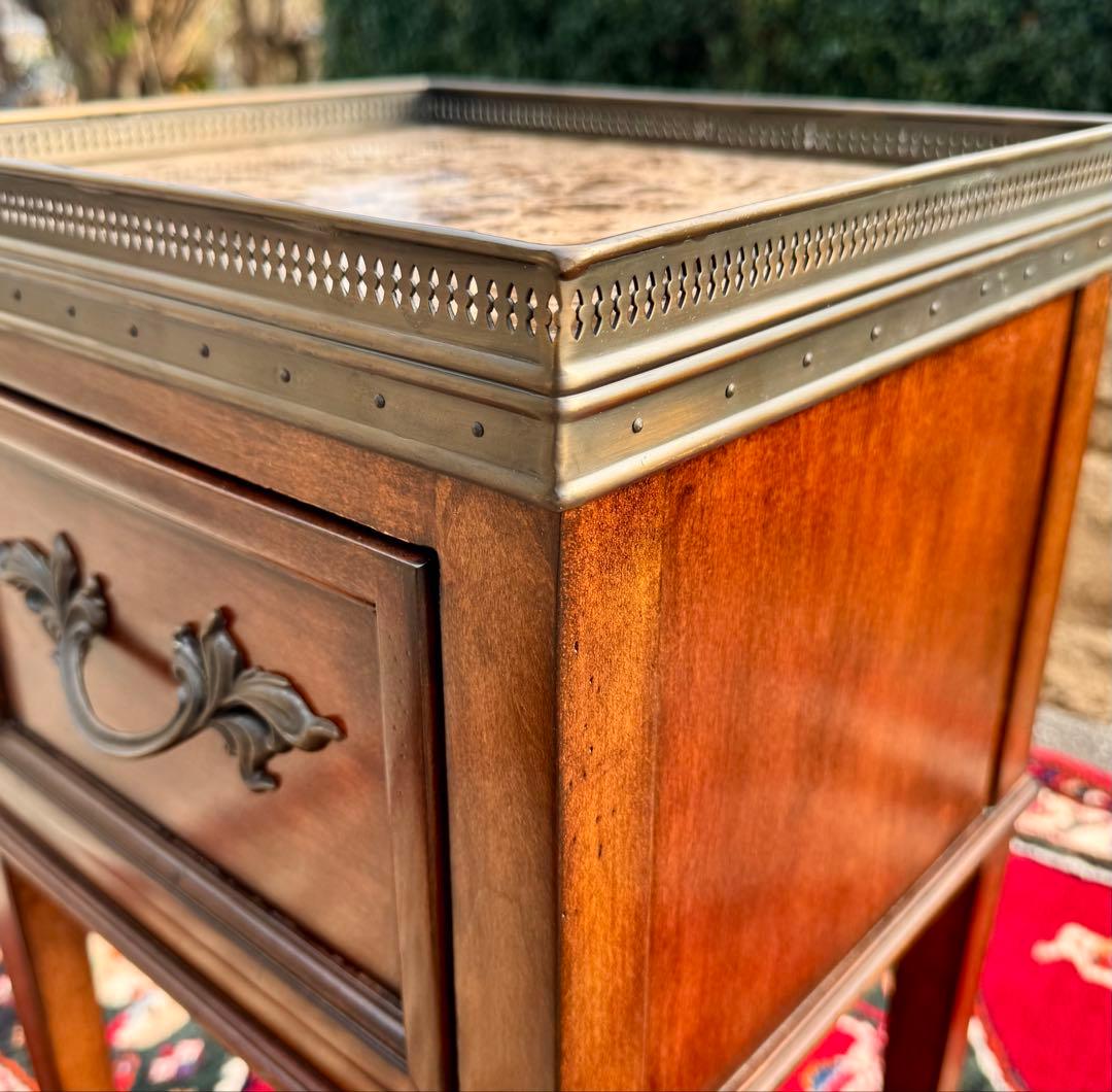 ドレクセル DREXEL 大理石天板 サイドテーブル 米国 エンドテーブル