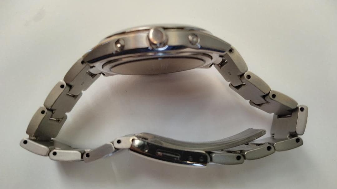 SEIKO セイコー ブライツ ソーラー電波7B24-0BH0 チタン デイト