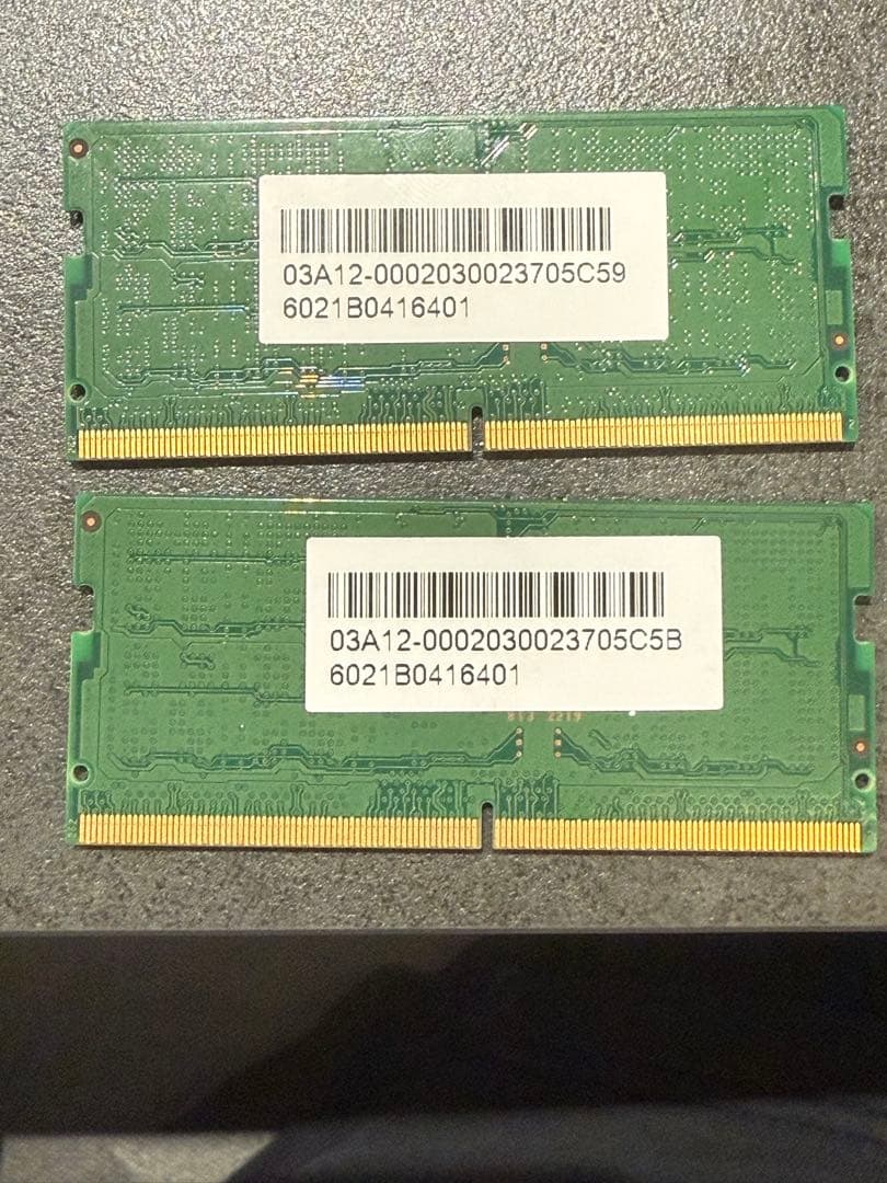 Samsung DDR5 32GB（16x2） 4800MHz CL40 メモリ