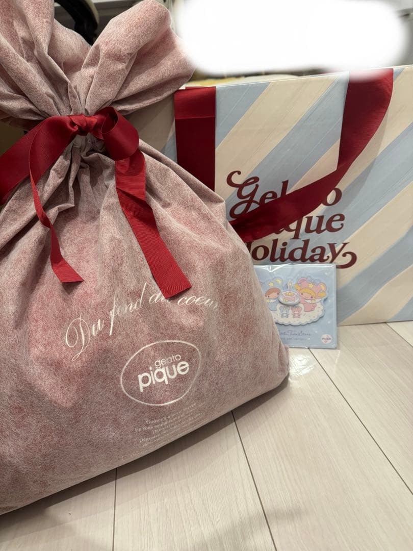 ジェラートスノーベアジャガードショールカーディガン ＆ パンツ ギフトセット