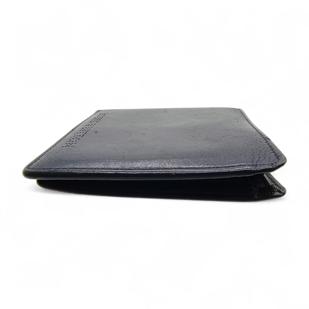 LOUIS VUITTON ルイヴィトン マルコ 二つ折り財布 黒 レザー 美品