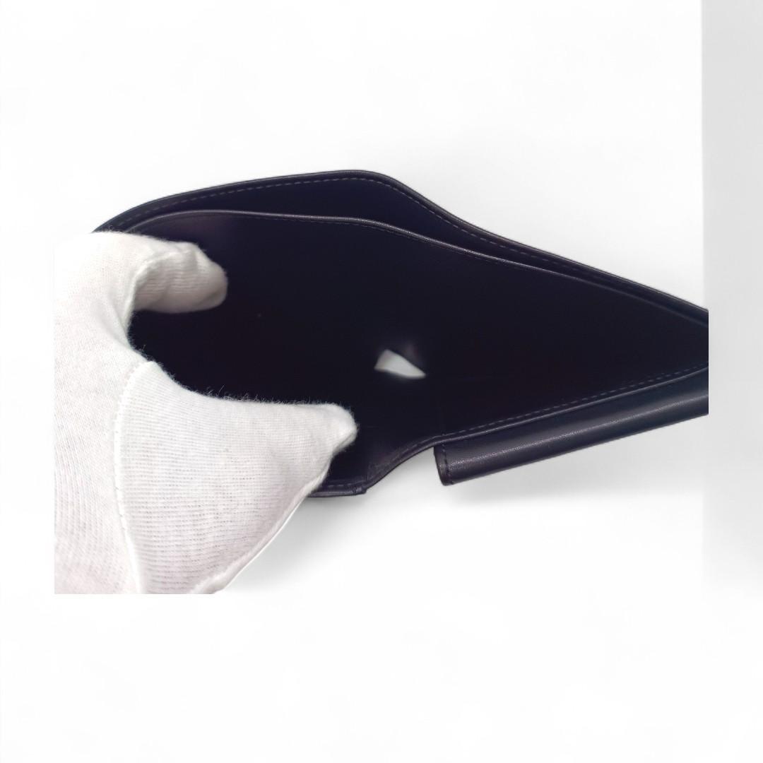 LOUIS VUITTON ルイヴィトン マルコ 二つ折り財布 黒 レザー 美品