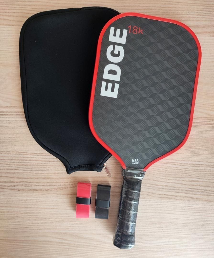 ピックルボール パドル 18K生カーボンファイバー EDGE 16mm