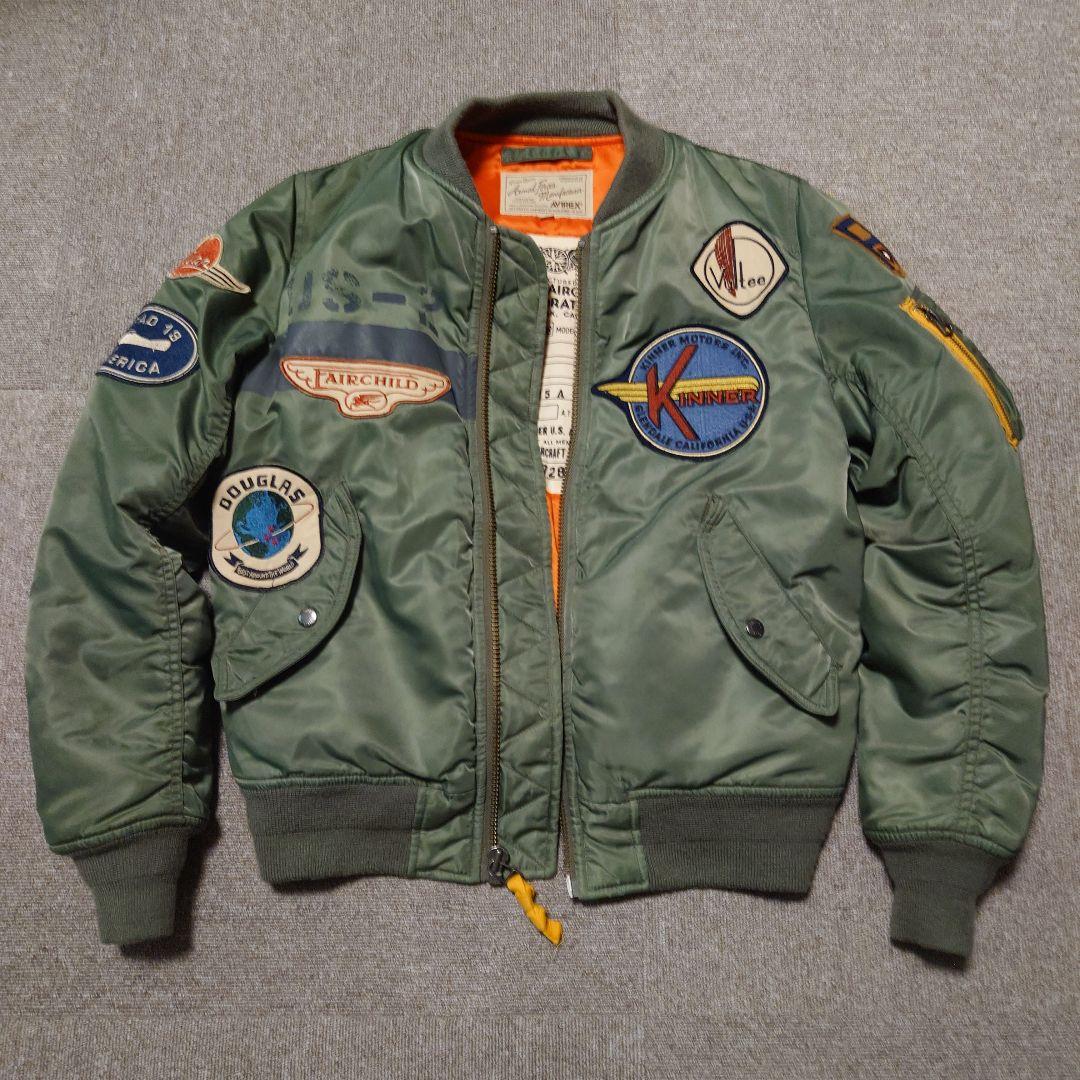 (希少・美品) AVIREX アヴィレックス MA-1フライトジャケット