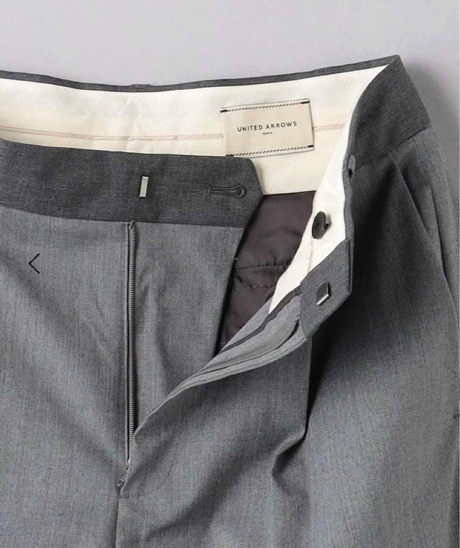 美品ユナイテッドアローズRIOPELE ノーカラー ジャケット&ストレートパンツ