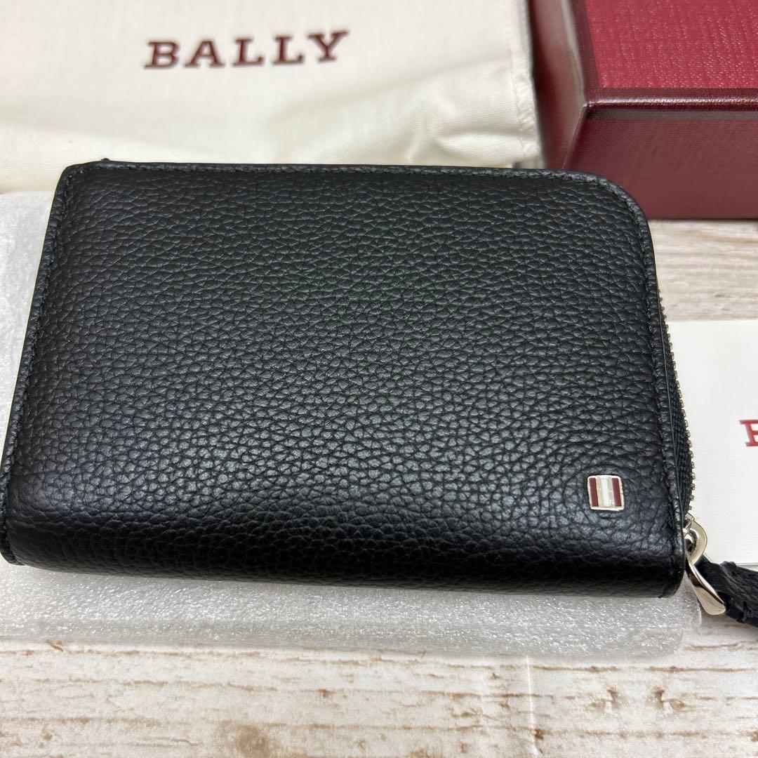 新品未使用　BALLY ブラック ケース　キーリング　カードケース