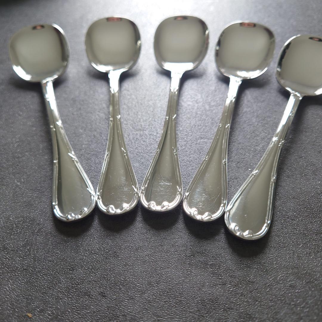 希少 美品 クリストフル リュバン アイスクリームスプーン 5点