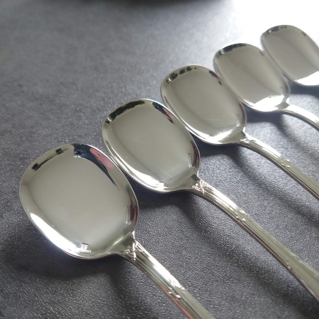 希少 美品 クリストフル リュバン アイスクリームスプーン 5点
