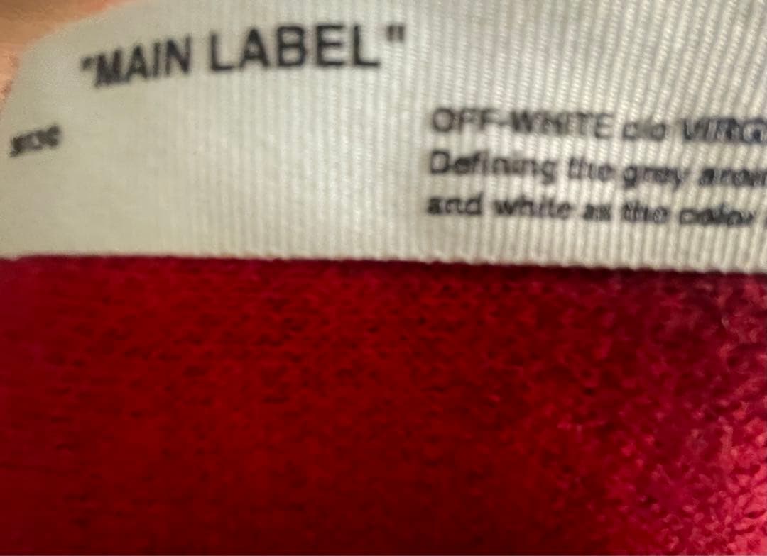 x*x様 off-white scarf マフラー　【ストリートファッション【