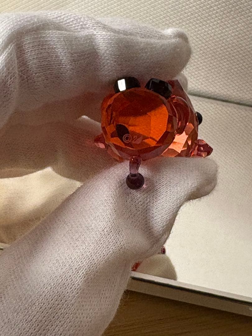 【超希少】【美品】スワロフスキー 干支 クリスタル 置物 丑（牛） 箱なし