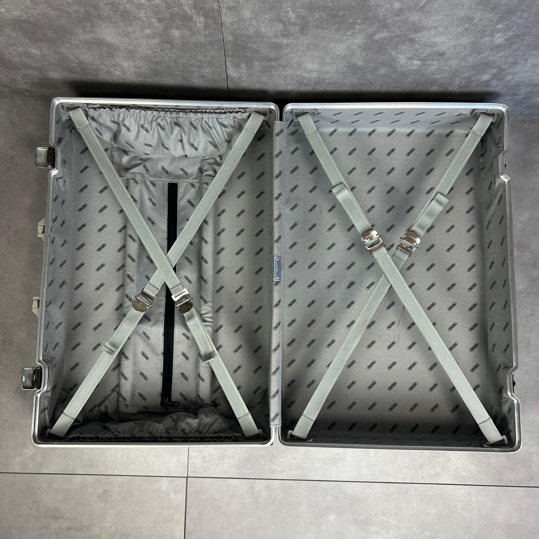 廃盤　青ロゴ　リモワ　クラシック　OPAL　アルミキャリーバッグ　スーツケース