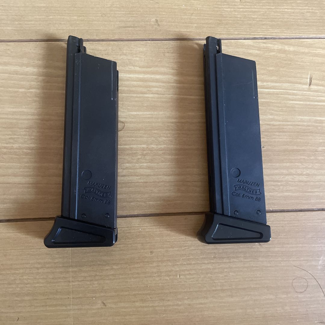 マルゼン ワルサーppk/s ブラックメタル仕上げ プラスティック製ガスガン