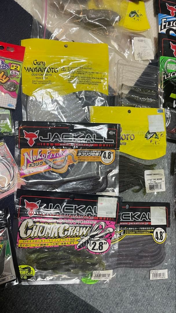 こ*い様 バス釣りナマズ釣り引退セット ルアー&ワーム 60点以上