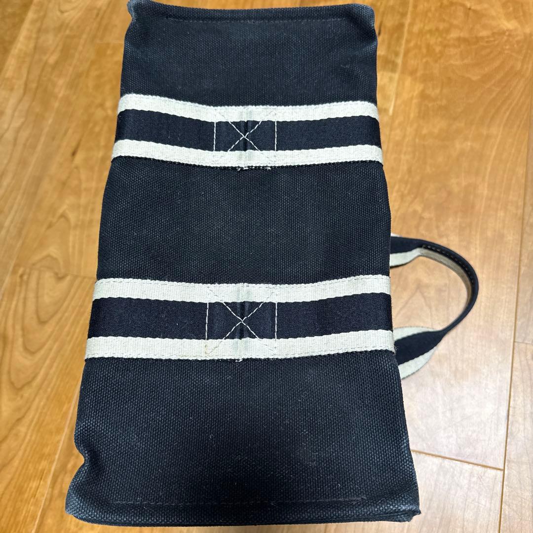 HERMES エルメス　ボラボラPM トートバッグ ブラック ホワイト ポーチ