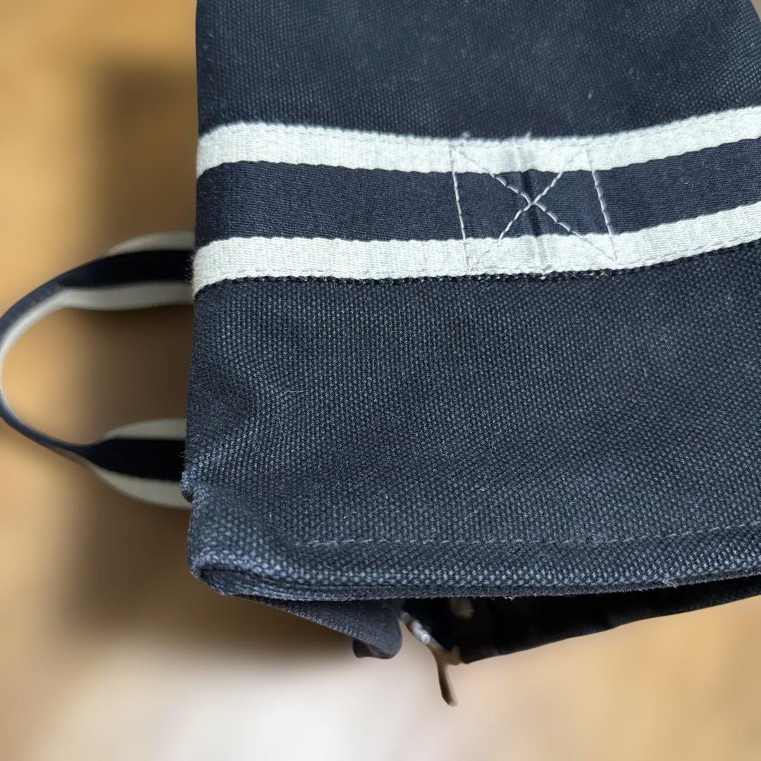 HERMES エルメス　ボラボラPM トートバッグ ブラック ホワイト ポーチ