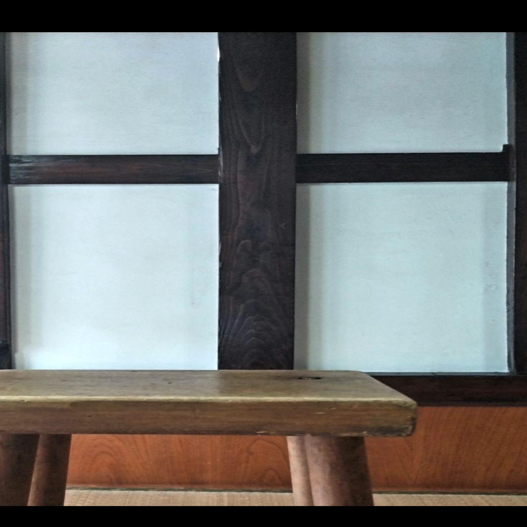 木製スツール　インテリアに