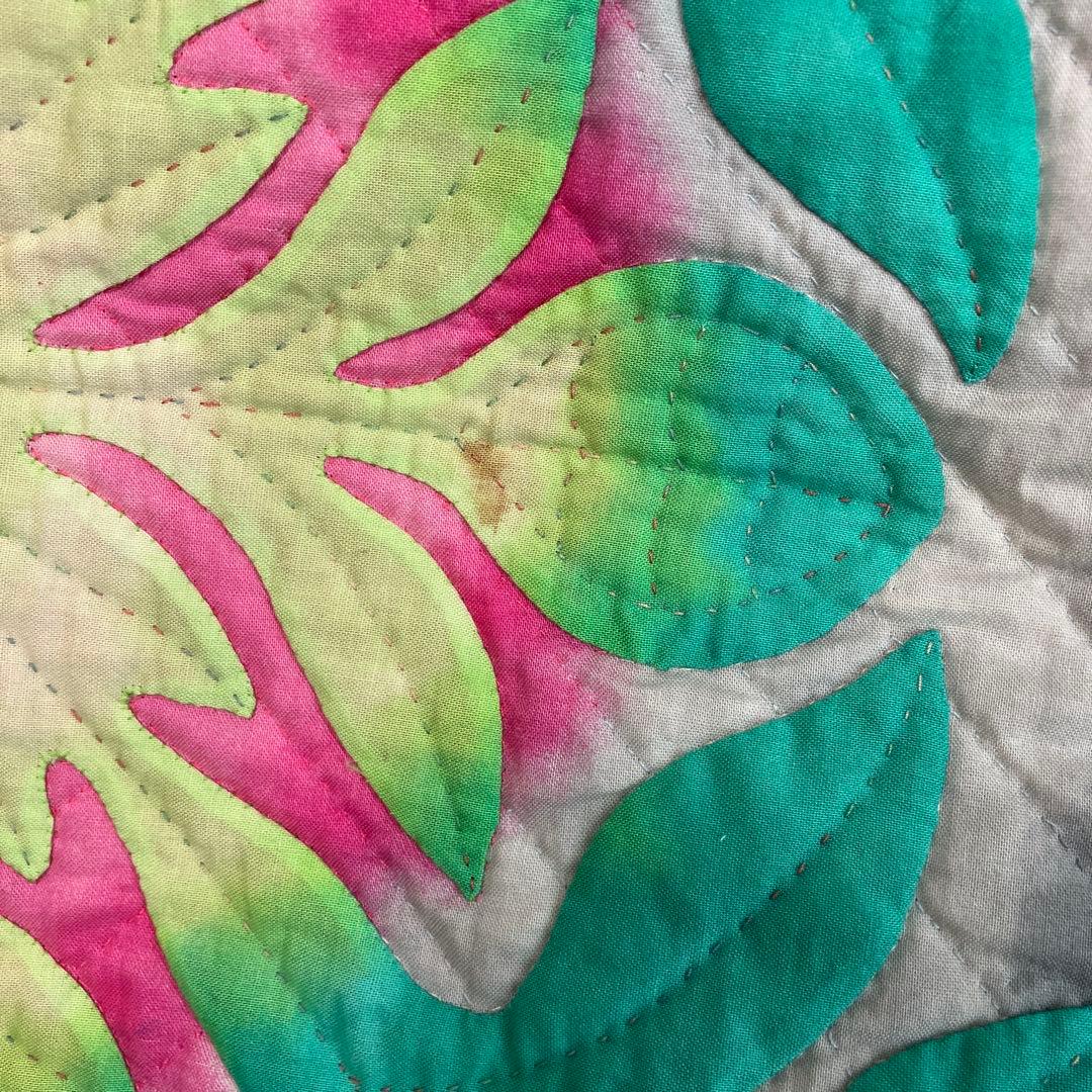 パッチワーク　タペストリー　ハワイアン