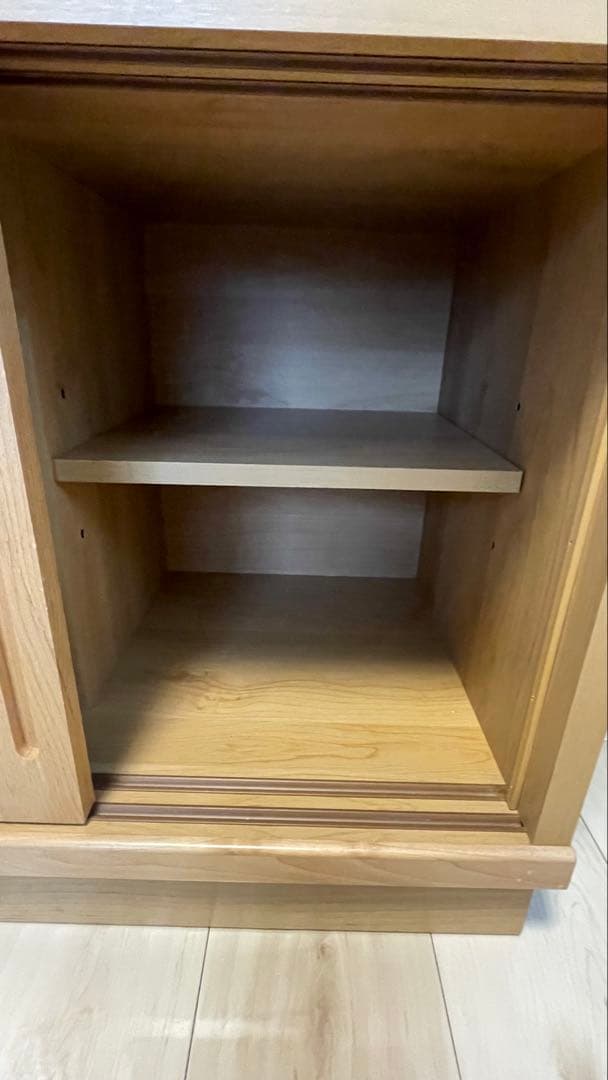 【8/26まで出品】ベルメゾン アルダー材 ハイタイプキッチンカウンター