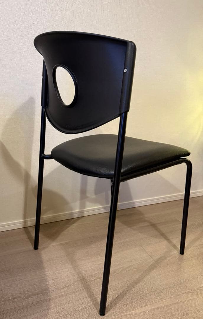 【廃盤品】IKEA STOLJAN 椅子　ブラック　チェア