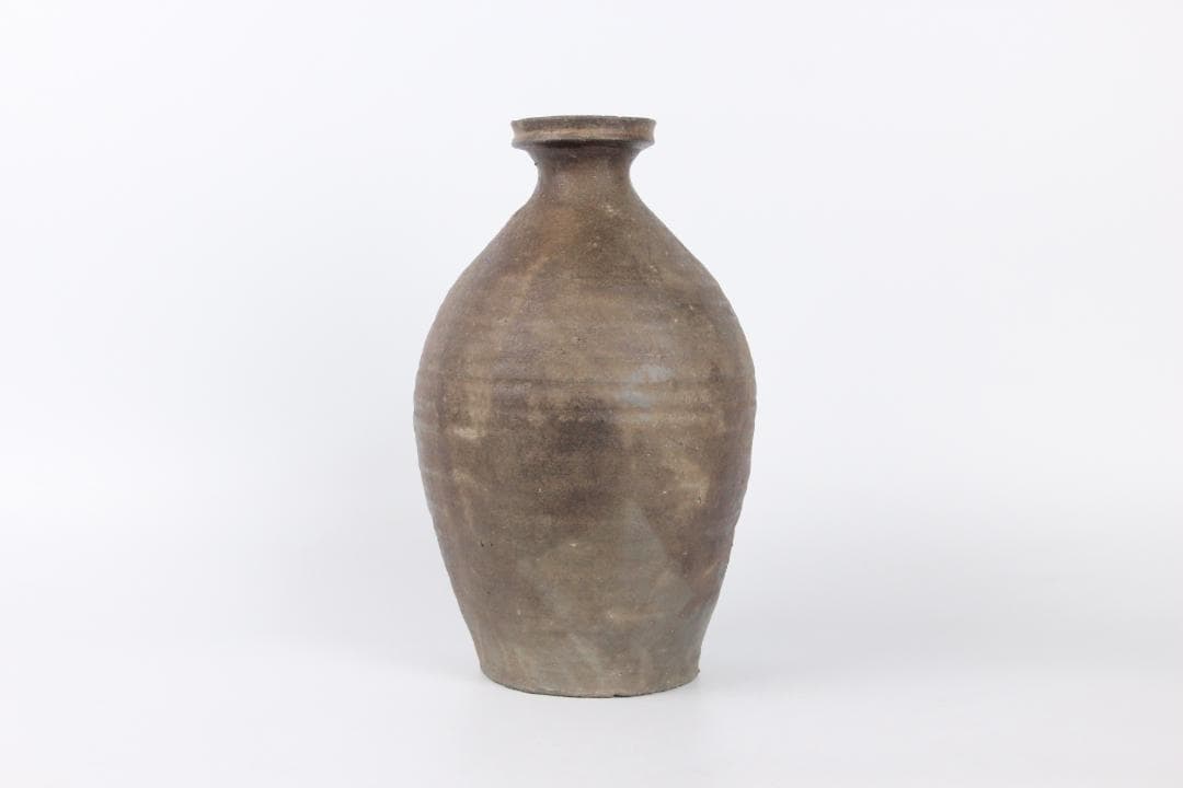 古陶壺　高麗時代　花瓶　花入り時代物　　大徳利　箱付　茶道具　ES1-21