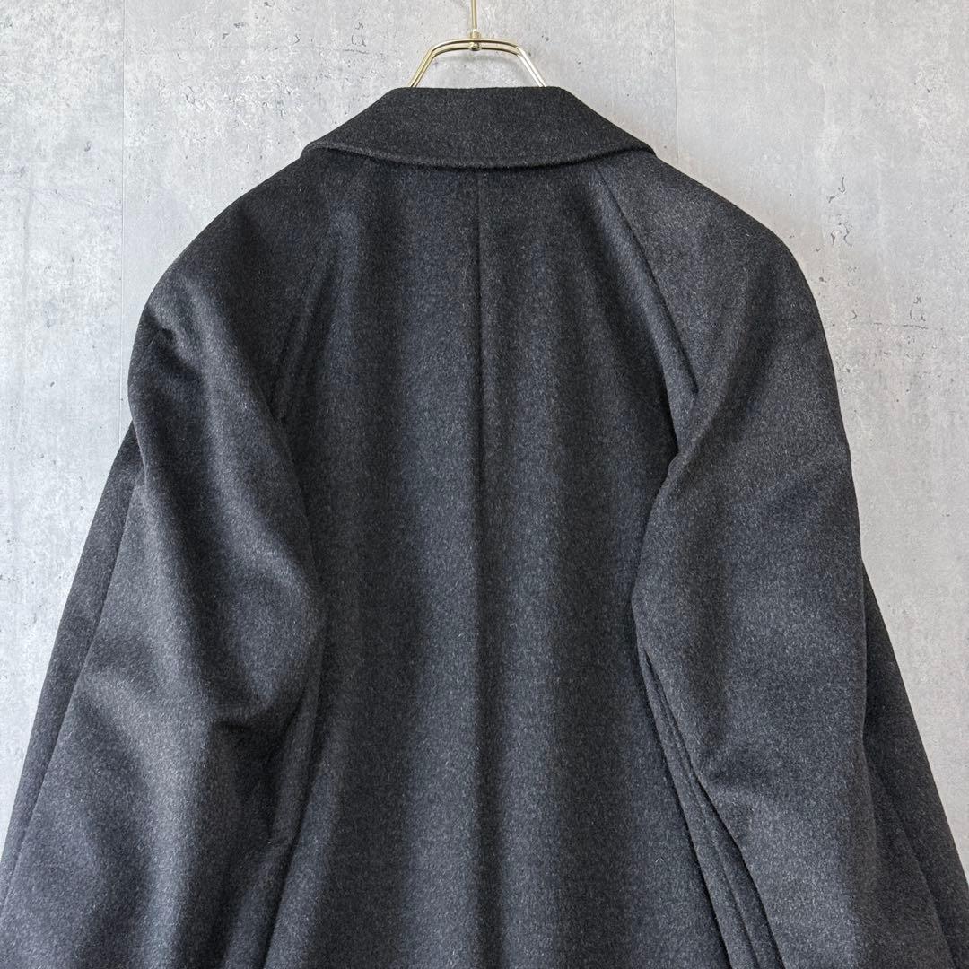 新品✨リブバリー LIVBARY カシミヤ混 ウール ステンカラーコート Ｌ