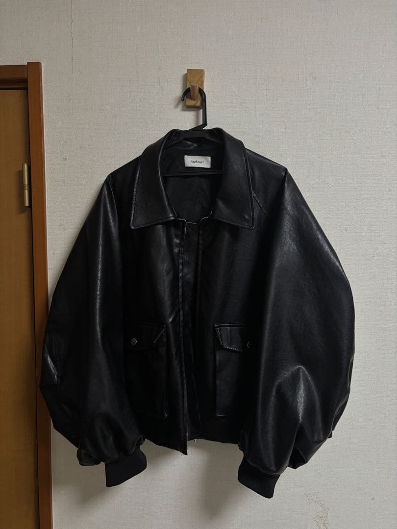 【アキラ】flight jacket leather jacket