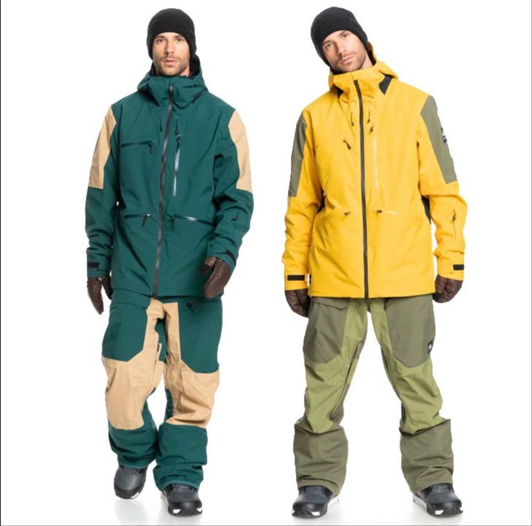 クイックシルバー　スノーボードウェアセット（ジャケット・パンツ）