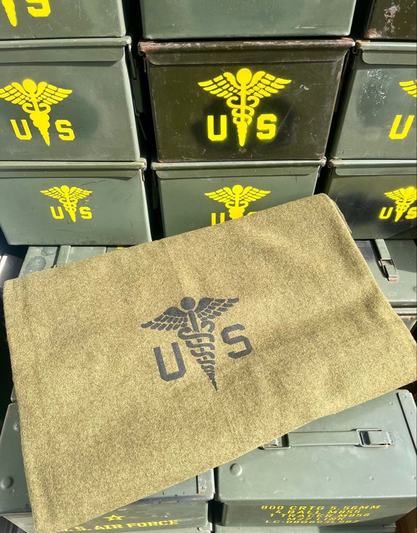 米軍放出未使用品 レア品 US-ARMY MEDICAL 米国製 ブランケット