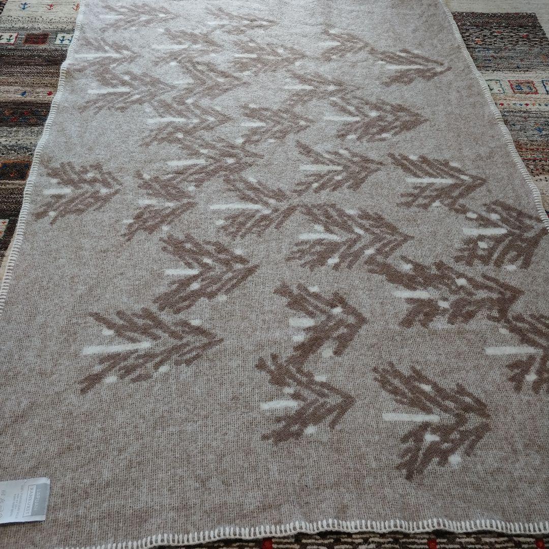 ラプアンカンクリ　ウールブランケット　森　86×130