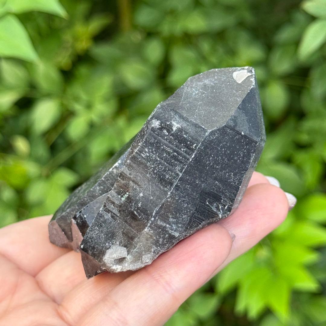 モリオン 黒水晶 天然無処理 原石 MY919